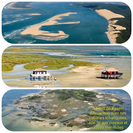 Ferienhaus Maison Au Coeur Du Bassin D'arcachon *